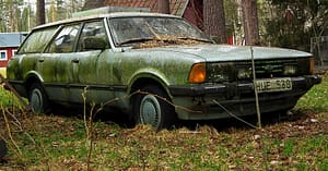 outdated car